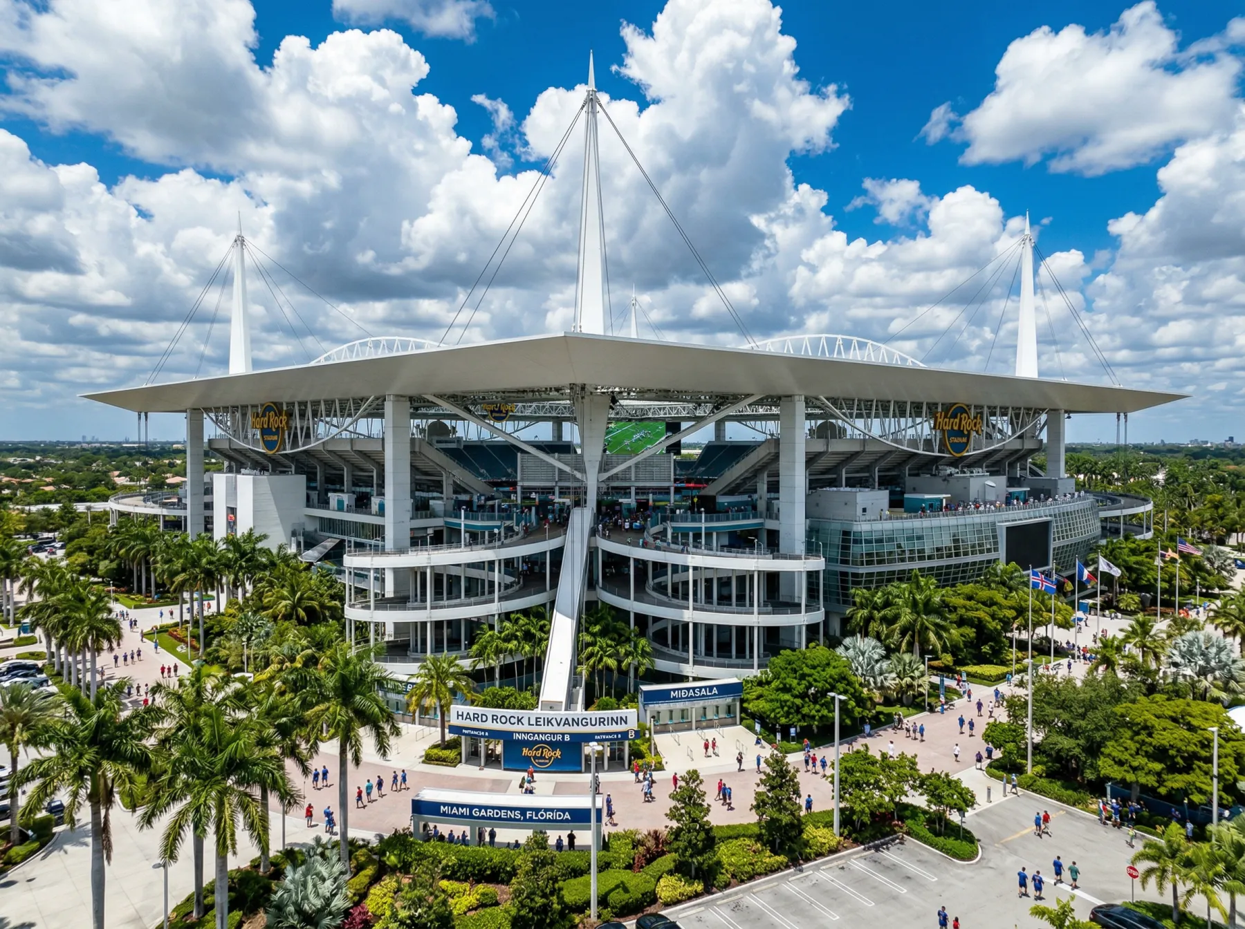 Hard Rock Stadium í Miami sem hýsir leiki á HM 2026