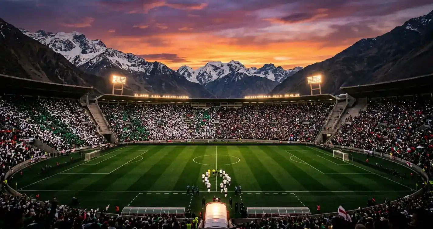 Estadio Azteca í Mexíkóborg fyrir 16-liða leik Mexíkó og Englands á HM 2026