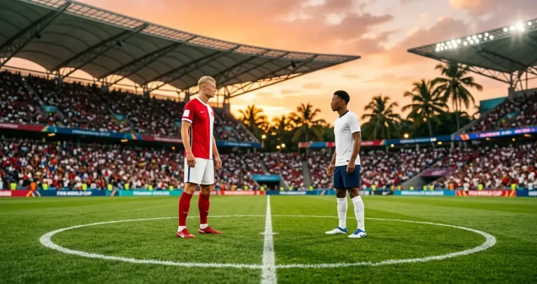 Noregur–England: söguleg sigling Haalands gegn meiðsluhrjáðu Englandi