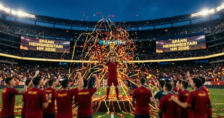 Spánn heimsmeistari HM 2026: 1-0 í framlengingu, dýrð og nýjar metaskrár