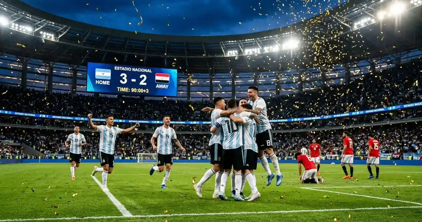 Argentína sneri 0–2 á eftir gegn Egyptalandi í 3–2 sigur á 16-liða úrslitum HM 2026